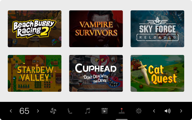 2023 Play Games on Rear Screen