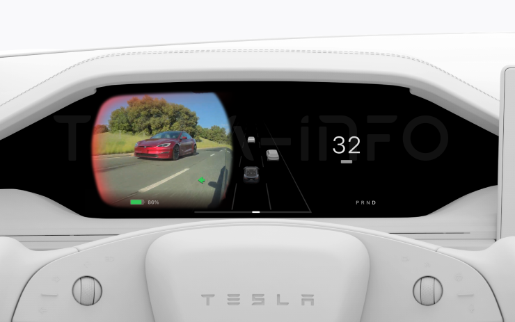 2025.14 Blind Spot Camera on Driver Screen