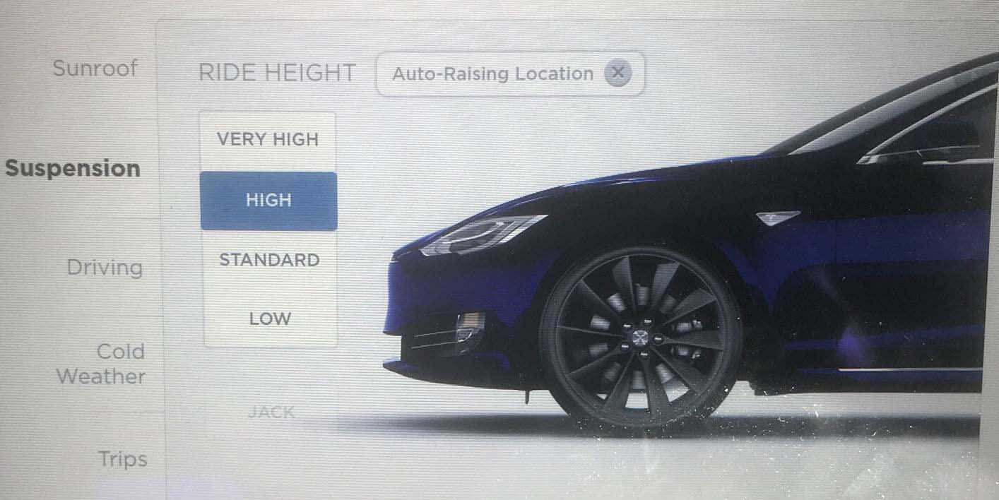 Tesla Smart Suspension